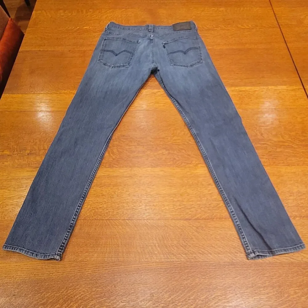 Levi's 508 Jeans Men's Blue Denim Regular Taper, 32x32, Black Tab